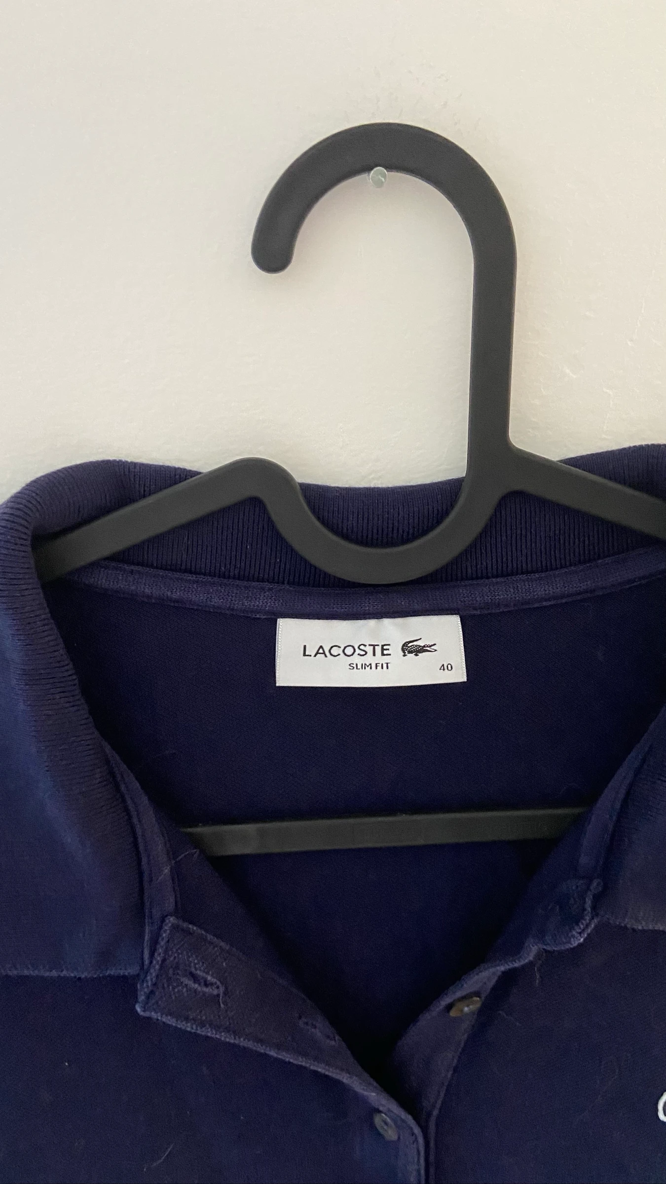 Polo Lacoste marine blauwe slim fit nieuw – photo 4